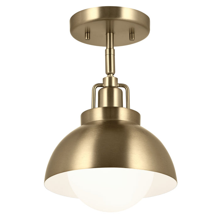 Myhouse Lighting Kichler - 52601CPZ - One Light Semi Flush Mount - Niva - Champagne Bronze