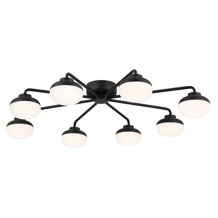 Myhouse Lighting Kichler - 52608BK - LED Semi Flush Mount - Remy - Black