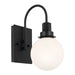 Myhouse Lighting Kichler - 55149BK - One Light Wall Sconce - Hex - Black