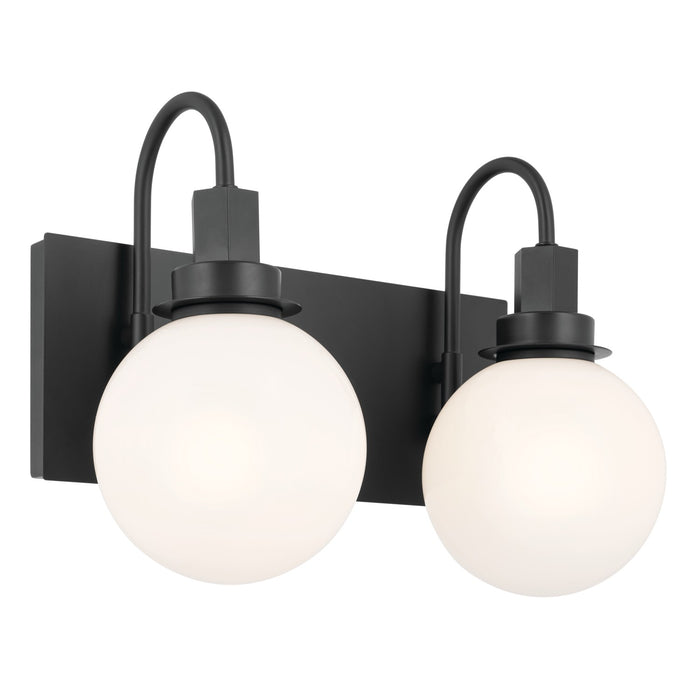 Myhouse Lighting Kichler - 55150BK - Two Light Bath - Hex - Black