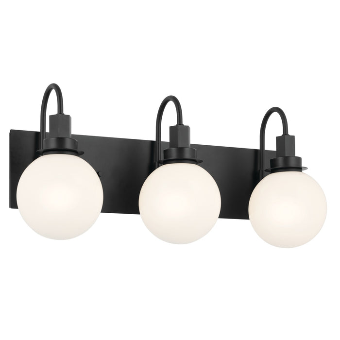 Myhouse Lighting Kichler - 55151BK - Three Light Bath - Hex - Black