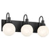 Myhouse Lighting Kichler - 55151BK - Three Light Bath - Hex - Black