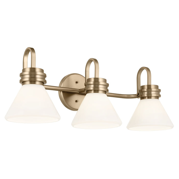 Myhouse Lighting Kichler - 55155CPZ - Three Light Bath - Farum - Champagne Bronze