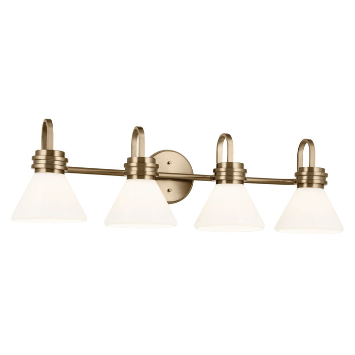 Myhouse Lighting Kichler - 55156CPZ - Four Light Bath - Farum - Champagne Bronze