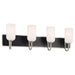 Myhouse Lighting Kichler - 55164NI - Four Light Bath - Solia - Brushed Nickel