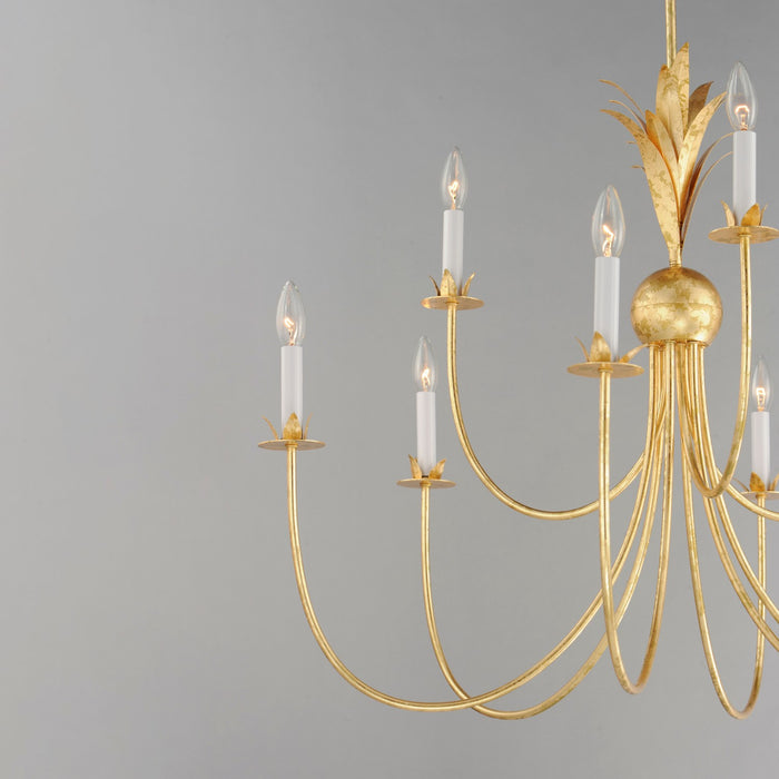 Myhouse Lighting Maxim - 2889GL - Nine Light Chandelier - Paloma - Gold Leaf