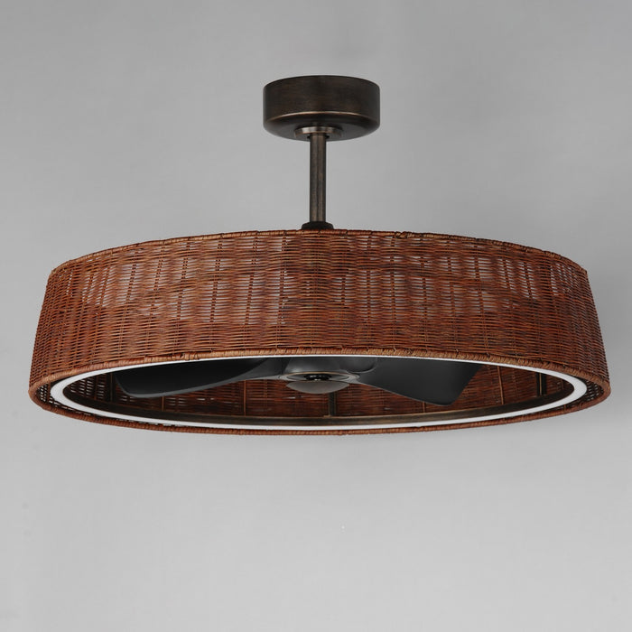 Myhouse Lighting Maxim - 61014RADBZ - LED Fandelight - Tulum - Dark Bronze