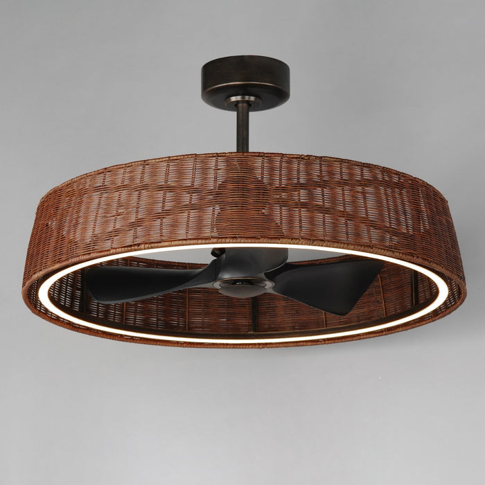 Myhouse Lighting Maxim - 61014RADBZ - LED Fandelight - Tulum - Dark Bronze