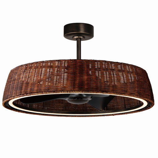 Myhouse Lighting Maxim - 61014RADBZ - LED Fandelight - Tulum - Dark Bronze