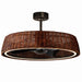 Myhouse Lighting Maxim - 61014RADBZ - LED Fandelight - Tulum - Dark Bronze