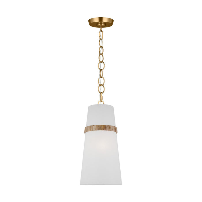 Myhouse Lighting Visual Comfort Studio - AP1161RTN - One Light Pendant - Cordtlandt - Rattan