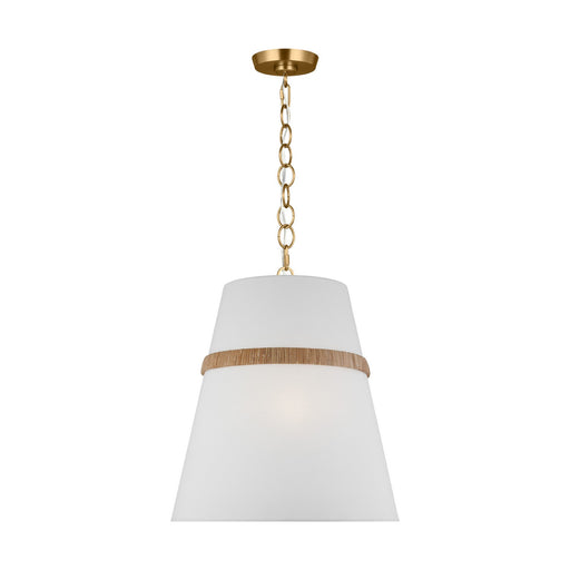 Myhouse Lighting Visual Comfort Studio - AP1173RTN - Three Light Pendant - Cordtlandt - Rattan