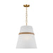 Myhouse Lighting Visual Comfort Studio - AP1173RTN - Three Light Pendant - Cordtlandt - Rattan