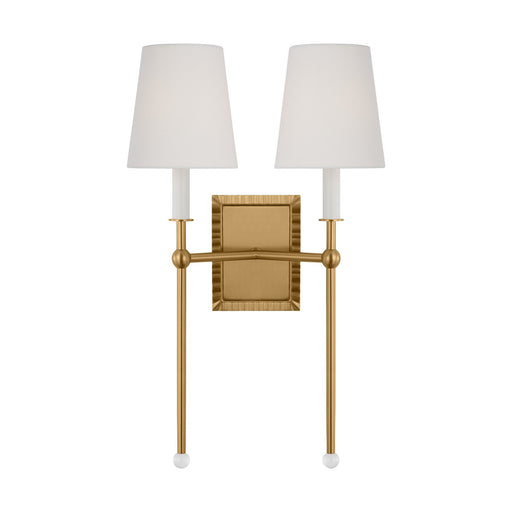Myhouse Lighting Visual Comfort Studio - AW1202BBS - Two Light Wall Sconce - Baxley - Burnished Brass