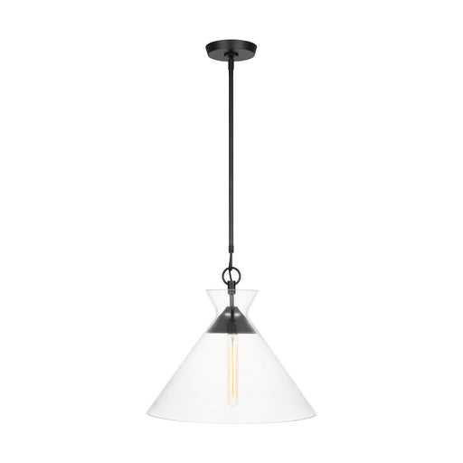 Myhouse Lighting Visual Comfort Studio - CP1031AI - One Light Pendant - Atlantic - Aged Iron