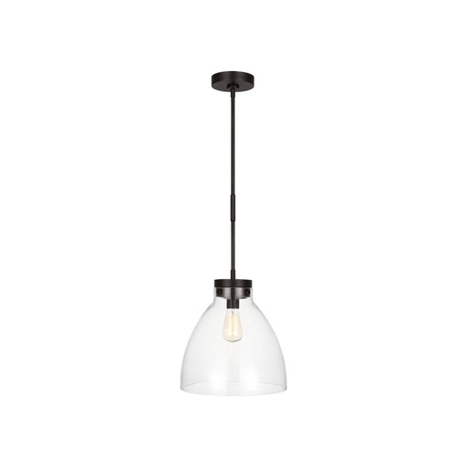 Myhouse Lighting Visual Comfort Studio - CP1121AI - One Light Pendant - Garrett - Aged Iron