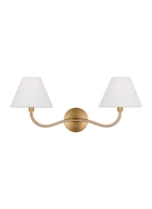 Myhouse Lighting Visual Comfort Studio - CW1302BBS - Two Light Wall Sconce - Laguna - Burnished Brass