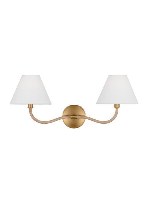 Myhouse Lighting Visual Comfort Studio - CW1302BBS - Two Light Wall Sconce - Laguna - Burnished Brass