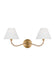 Myhouse Lighting Visual Comfort Studio - CW1302BBS - Two Light Wall Sconce - Laguna - Burnished Brass