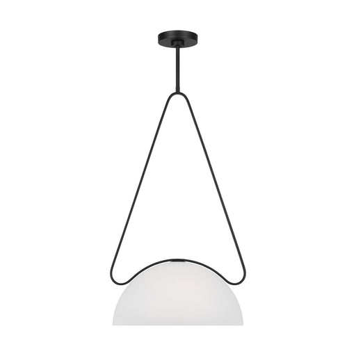 Myhouse Lighting Visual Comfort Studio - KP1161MBK - One Light Pendant - Nido - Midnight Black