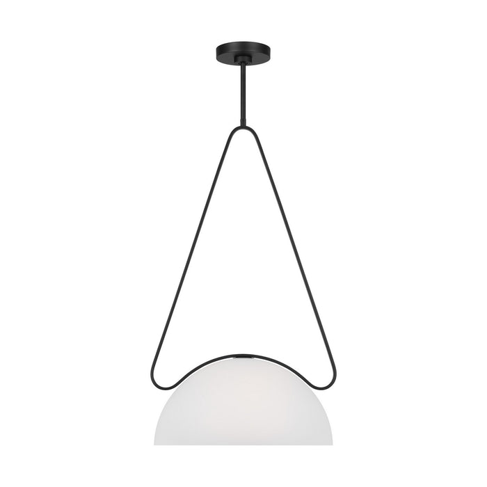 Myhouse Lighting Visual Comfort Studio - KP1161MBK - One Light Pendant - Nido - Midnight Black