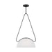 Myhouse Lighting Visual Comfort Studio - KP1161MBK - One Light Pendant - Nido - Midnight Black