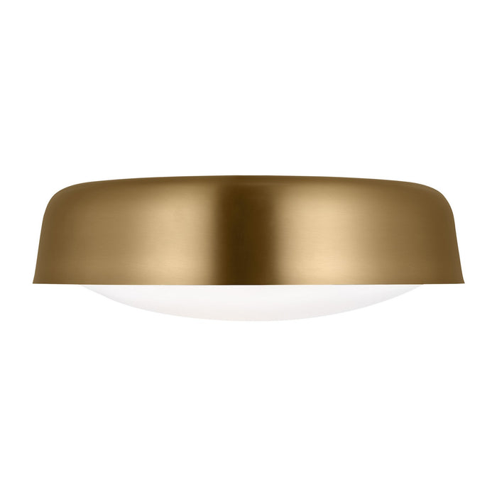 Myhouse Lighting Visual Comfort Studio - KSF1102BBS - Two Light Flush Mount - Draper - Burnished Brass