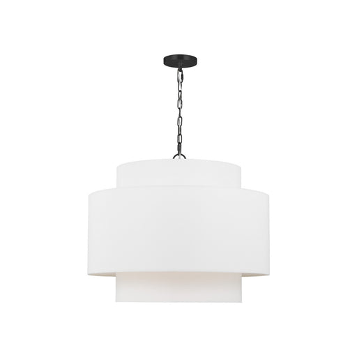 Myhouse Lighting Visual Comfort Studio - KSP1043MBK - Three Light Pendant - Sawyer - Midnight Black