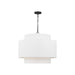 Myhouse Lighting Visual Comfort Studio - KSP1043MBK - Three Light Pendant - Sawyer - Midnight Black