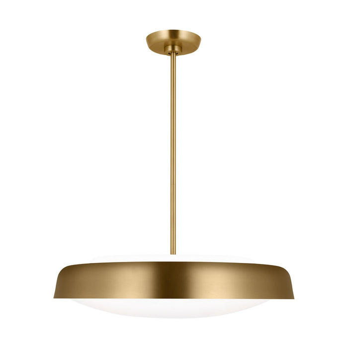 Myhouse Lighting Visual Comfort Studio - KSP1133BBS - Three Light Pendant - Draper - Burnished Brass