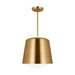 Myhouse Lighting Visual Comfort Studio - KSP1141BBS - One Light Pendant - Draper - Burnished Brass