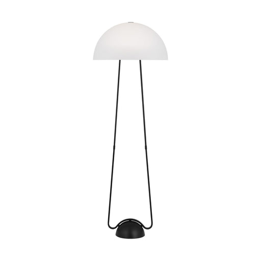 Myhouse Lighting Visual Comfort Studio - KT1381MBK1 - One Light Floor Lamp - Nido - Midnight Black