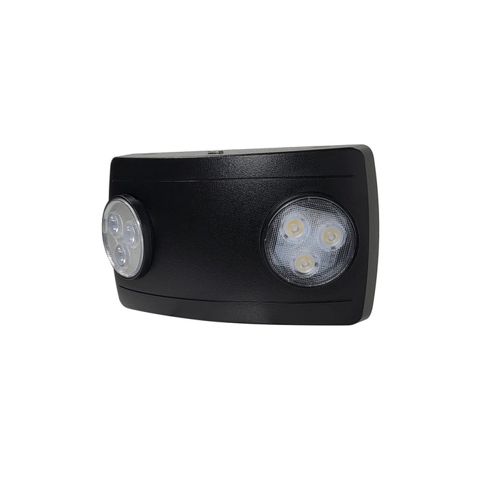Myhouse Lighting Nora Lighting - NE-612LEDB - Dual Head LED Emergency Light - Emergency - Black