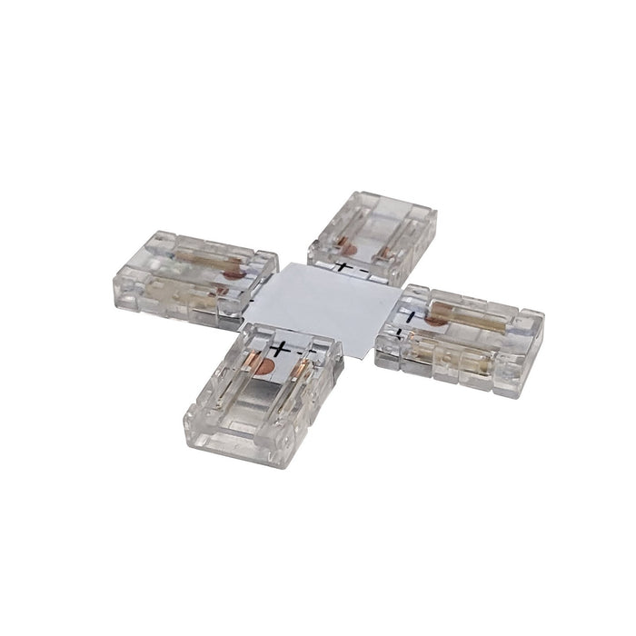 Myhouse Lighting Nora Lighting - NATLCB-X - X Connector for NUTP14 - Cob Tape Accessory - White