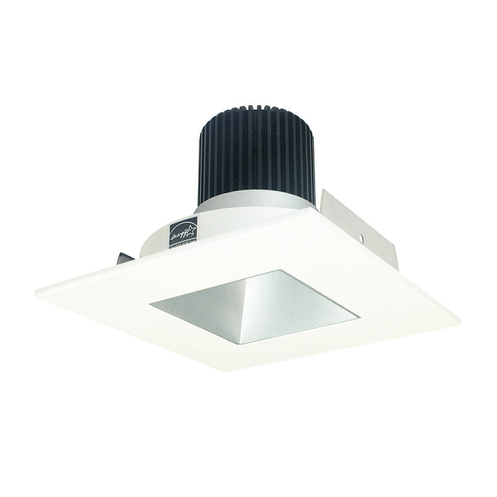 Myhouse Lighting Nora Lighting - NIO-4SNDSQ40QHZMPW - LED Reflector - Rec Iolite - Haze Reflector / Matte Powder White Flange