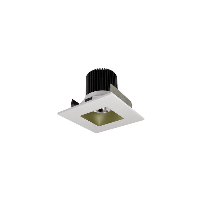 Myhouse Lighting Nora Lighting - NIOB-2SNDSQ40QCHMPW - LED Reflector - Rec Iolite - Champagne Haze Reflector / Matte Powder White Flange