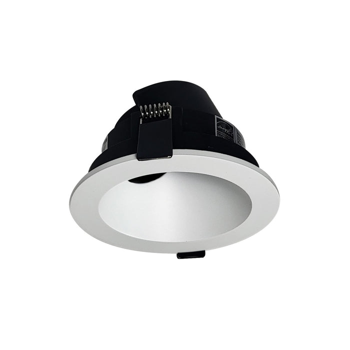 Myhouse Lighting Nora Lighting - NIOC-4RSLAMPW - Adjustable Slot Trim - Rec Iolite Canless - Matte Powder White