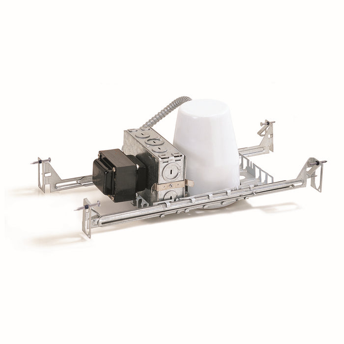 Myhouse Lighting Nora Lighting - NL-401AT/1EL - 4" At Low Voltage New Construction Housing,/12V Elect. Transformer, Max 50W - Rec Lv 4" Housing