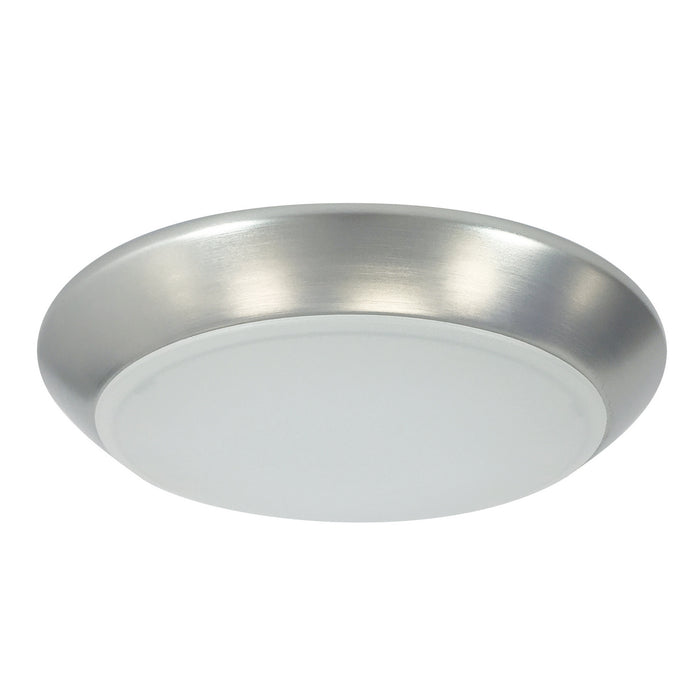 Myhouse Lighting Nora Lighting - NLOPAC-R8T2430NM - 8" Ac Opal T24, - Rec LED Opal - Natural Metal