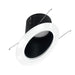 Myhouse Lighting Nora Lighting - NLRS-6S12L127B - LED Baffle Trim - Rec Slope 6" Trim - Black Baffle / White Flange