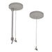 Myhouse Lighting Nora Lighting - NLUD-PCCA/20 - Pendant Power & Aircraft Mounting Kit - LED Linear - Aluminum
