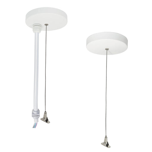 Myhouse Lighting Nora Lighting - NLUD-PCCW/20 - Pendant Power & Aircraft Mounting Kit - LED Linear - White