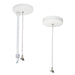 Myhouse Lighting Nora Lighting - NLUD-PCCW/20 - Pendant Power & Aircraft Mounting Kit - LED Linear - White