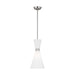 Myhouse Lighting Visual Comfort Studio - DJP1101BS - One Light Pendant - Belcarra - Brushed Steel