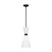 Myhouse Lighting Visual Comfort Studio - DJP1101MBK - One Light Pendant - Belcarra - Midnight Black