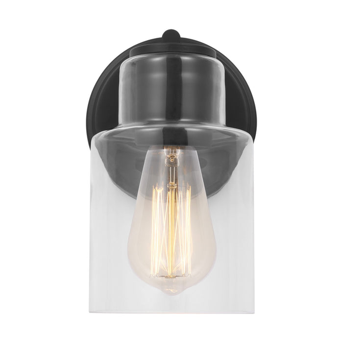 Myhouse Lighting Visual Comfort Studio - DJV1001MBK - One Light Wall Sconce - Sayward - Midnight Black