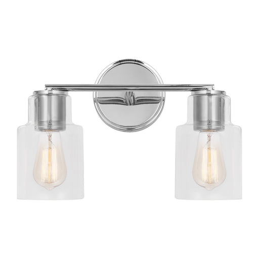 Myhouse Lighting Visual Comfort Studio - DJV1002CH - Two Light Bath - Sayward - Chrome