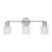 Myhouse Lighting Visual Comfort Studio - DJV1003BS - Three Light Bath - Sayward - Brushed Steel