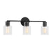 Myhouse Lighting Visual Comfort Studio - DJV1003MBK - Three Light Bath - Sayward - Midnight Black