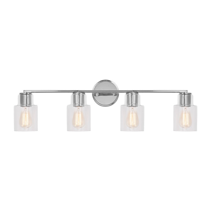 Myhouse Lighting Visual Comfort Studio - DJV1004CH - Four Light Bath - Sayward - Chrome